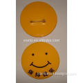 high sale smile face round shape soft pvc plug pin